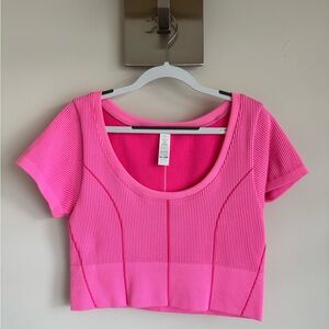 Aerie Neon Pink Workout Top